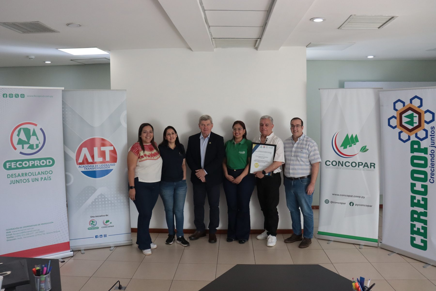 CERECOOP recibe la reacreditación oficial de su Academia Regional ALT